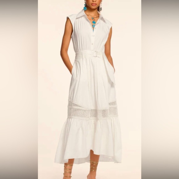 Ramy Brook Dresses & Skirts - New Ramy Brook Celina Midi Shirtdress in White Size XS